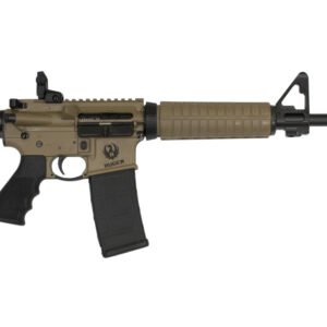Ruger AR-556 5.56 NATO M4 Flat-Top Autoloading Rifle w/ Barrett Brown Cerakote Finish