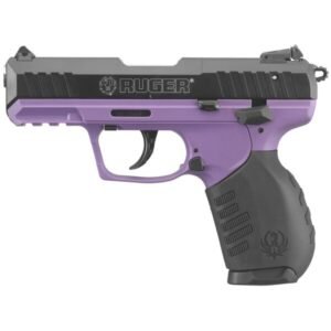 Ruger SR22 22LR Rimfire Pistol with Purple Lady Lilac Grip Frame