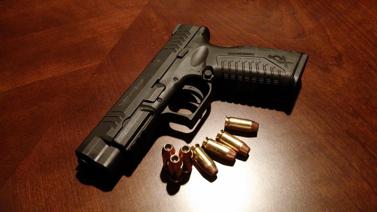 handgun, firearms, pistol, gun, weapon, bullets, ammo, shoot, trigger, hollowpoint, jhp, barrel, brown gun, pistol, gun, gun, gun, gun, gun